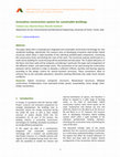 Research paper thumbnail of Innovative construction system for sustainable buildings