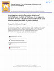 Research paper thumbnail of Investigations on the formation kinetics of semiclathrate hydrate of methane in an aqueous solution of tetra-n-butyl ammonium bromide and sodium dodecyl sulfate in porous media