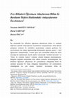 Research paper thumbnail of Fen Bilimleri Öğretmen Adaylarının Bilim ile Rastlantı İlişkisi Hakkındaki Anlayışlarının İncelenmesi Examining Pre-Service Science Teachers' Understanding of the Relationship between Science and Serendipity