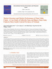 Research paper thumbnail of Market Structure and Market Performance of Tuna Value Chain: A Case Study of Yellowfin Tuna and Bigeye Tuna Value Chain in Three South Central Provinces of Vietnam