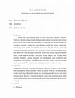 Research paper thumbnail of UJIAN AKHIR SEMESTER STUDI KELAYAKAN BISNIS DAGANG SYARIAH