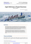 Research paper thumbnail of Agile Methods in Project Business