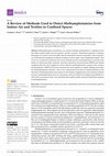 Research paper thumbnail of A Review of Methods Used to Detect Methamphetamine from Indoor Air and Textiles in Confined Spaces