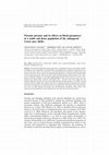 Research paper thumbnail of Parasite Pressure and its Effects on Blood Parameters in a Stable and Dense Population of the Endangered Lesser Grey Shrike