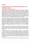 Research paper thumbnail of Autoadulación y psicopatología especulativa ante el abismo nuclear