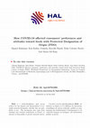 Research paper thumbnail of How COVID-19 affected consumers' preferences and attitudes toward foods with Protected Designation of Origin (PDO)