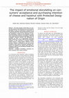 Research paper thumbnail of The impact of emotional storytelling on consumers' acceptance and purchasing intention of cheese and hazelnut with Protected Designation of Origin