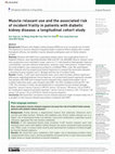 Research paper thumbnail of Muscle relaxant use and the associated risk of incident frailty in patients with diabetic kidney disease: a longitudinal cohort study