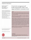 Research paper thumbnail of Conservative management and health-related quality of life in end-stage renal disease: a systematic review