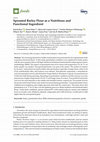 Research paper thumbnail of Sprouted Barley Flour as a Nutritious and Functional Ingredient