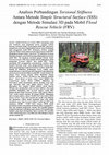 Research paper thumbnail of Analisis Perbandingan Torsional Stiffness Antara Metode Simple Structural Surface (SSS) dengan Metode Simulasi 3D pada Mobil Flood Rescue Vehicle (FRV)