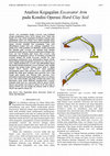 Research paper thumbnail of Analisis Kegagalan Excavator Arm pada Kondisi Operasi Hard Clay Soil