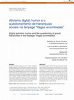 Research paper thumbnail of Ativismo digital: humor e o questionamento de hierarquias sociais na fanpage “Vagas arrombadas”