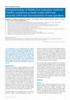 Research paper thumbnail of Seroepidemiology of Middle East respiratory syndrome (MERS) coronavirus in Saudi Arabia (1993) and Australia (2014) and characterisation of assay specificity