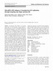 Research paper thumbnail of MicroRNA-203 enhances Coxsackievirus B3 replication through targeting zinc finger protein-148