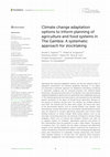 Research paper thumbnail of Climate change adaptation options to inform planning of agriculture and food systems in The Gambia: A systematic approach for stocktaking