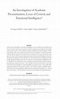 Research paper thumbnail of An Investigation of Academic Procrastination, Locus of Control, and Emotional Intelligence