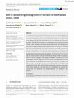 Research paper thumbnail of Soils in ancient irrigated agricultural terraces in the Atacama Desert, Chile