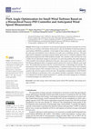 Research paper thumbnail of Pitch Angle Optimization for Small Wind Turbines Based on a Hierarchical Fuzzy-PID Controller and Anticipated Wind Speed Measurement