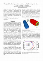 Research paper thumbnail of Analyse de l’effet des paramètres matériaux sur l’hydroformage des tubes