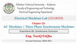 Research paper thumbnail of AC Machines | Three Phase Synchronous Machines