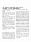 Research paper thumbnail of Food patterns and cardiovascular disease risk factors: the Swedish INTERGENE research program