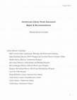 Research paper thumbnail of Architecture Library Needs Assessment Report & Recommendations