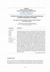 Research paper thumbnail of The Effect of Economic Growth and Locally Generated Revenue on Financial Independence on Regions in the Province of Bali