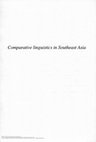 Research paper thumbnail of Front matter for: Comparative Linguistics in Southeast Asia