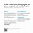 Research paper thumbnail of El rol de la política urbana de suelo y vivienda en el proceso de expansión en dos ciudades fueguinas (Argentina) durante el período 2005-2015