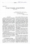 Research paper thumbnail of Európai integráció - európai kérdések : 1998. Szeged