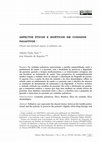 Research paper thumbnail of ASPECTOS ÉTICOS E BIOÉTICOS EM CUIDADOS PALIATIVOS [Ethical and bioethical aspects in palliative care]