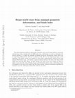 Research paper thumbnail of Brane-world stars from minimal geometric deformation, and black holes