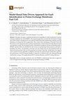 Research paper thumbnail of Model-Based Data Driven Approach for Fault Identification in Proton Exchange Membrane Fuel Cell