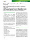 Research paper thumbnail of Determinants of barley grain yield in drought-prone Mediterranean environments