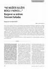 Research paper thumbnail of Razgovor sa sestrom Terezom Furkadas Novi Muallim