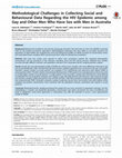 Research paper thumbnail of Methodological challenges in collecting social and behavioural data regarding the HIV epidemic among gay and other men who have sex with men in Australia