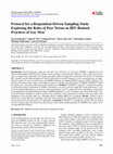 Research paper thumbnail of Protocol for a Respondent-Driven Sampling Study Exploring the Roles of Peer Norms in HIV-Related Practices of Gay Men