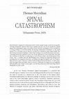 Research paper thumbnail of Thomas Moynihan: SPINAL CATASTROPHISM - by Ben Woodard