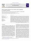 Research paper thumbnail of Impact of plasma chemistry versus titanium surface topography on osteoblast orientation