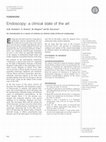 Research paper thumbnail of Endoscopy: a clinical state of the art