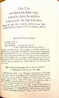 Research paper thumbnail of The Use of Gender-Neutral and Gender-Specific Language in the Church: The Case of the Translation of the Bible and Other Ancient Theological Texts