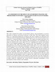 Research paper thumbnail of AN ASSESSMENT OF THE IMPACT OF GOVERNMENT POLICIES AND PROGRAMMES ON POVERTY ALLEVIATION IN EDO STATE OF NIGERIA (2012-2015