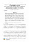 Research paper thumbnail of Evaluation of Drought Conditions in Peninsular Malaysia during 1989-2018 using SPI and EDDI