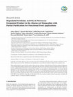 Research paper thumbnail of Hypocholesterolemic Activity ofMonascusFermented Product in the Absence of Monacolins with Partial Purification for Functional Food Applications