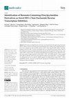 Research paper thumbnail of Identification of Boronate-Containing Diarylpyrimidine Derivatives as Novel HIV-1 Non-Nucleoside Reverse Transcriptase Inhibitors