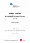 Research paper thumbnail of In quest for accountability in Greek public administration: The case of the Taxation Information System (TAXIS)