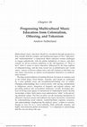 Research paper thumbnail of Progressing Multicultural Music  Education from Colonialism,  Othering, and Tokenism