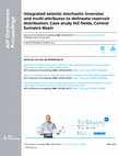 Research paper thumbnail of Integrated seismic stochastic inversion and multi-attributes to delineate reservoir distribution: Case study MZ fields, Central Sumatra Basin