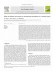 Research paper thumbnail of Alkali and alkaline earth metals in decomposing macrophytes in a wetland system